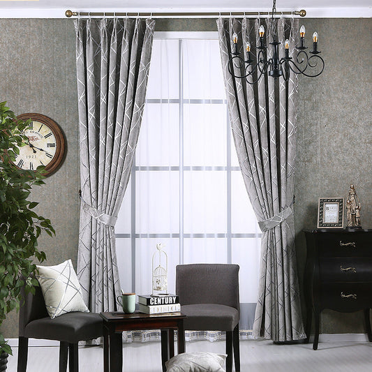 Simple Modern Living Room Curtains